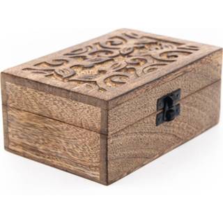 Opbergdoos hout active Duurzaam Floral Handgemaakt 7448125666610 8717506096902