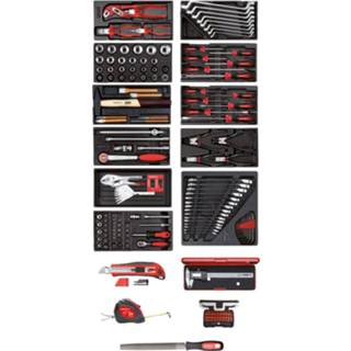 👉 Gereedschapset rood RED R21010002 166-delige in CT modules 3301657 4060833016575