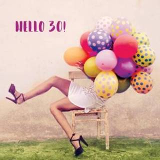 👉 Verjaardagskaart dirty thirty roze UK Greetings | Hello 30!