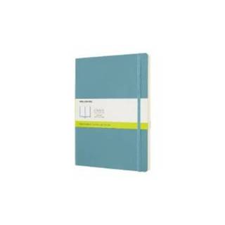 👉 Blauw extra large Moleskine Reef Blue Notebook Plain Soft 8058341715567