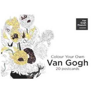 👉 Postkaart Colour Your Own Van Gogh Postcard Book, 20 Postcards 9781911216117