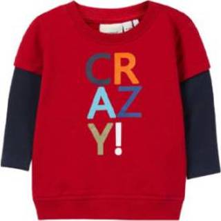 👉 Sweatshirt rood katoen mix pasgeborene jongens Name it Olli Nar - Gr.Pasgeborene (0 6 jaar) Jongen 5713736784605