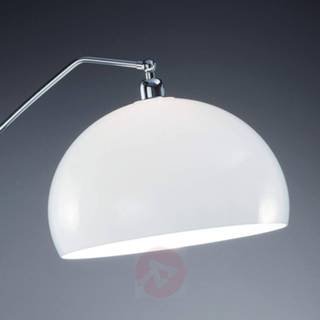 👉 Vloer lamp acryl metaal a++ helestra wit Doro - vloerlamp met lampenkap