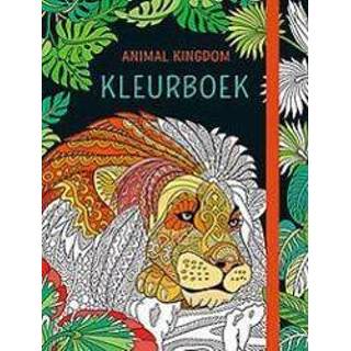 👉 Kleurboek Animal kingdom kleurboek. ZNU, Hardcover 9789044755374