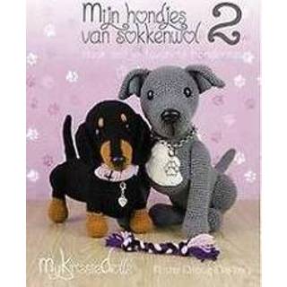 👉 Sokkenwol Mijn hondjes van 2. Haak zelf je favoriete hondenras, Kristel Droog-Dekkers, Paperback 9789082912715