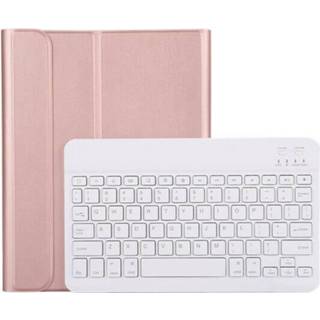 👉 Bluetooth toetsenbord active IPad Pro 11 Case - Hoes met Stylus pen houder Rosé-Gold 8719793035268