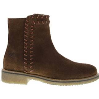 👉 Cognac damesschoenen vrouwen suede leer AQa comfort-enkellaars