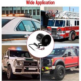 👉 Luidspreker Car Motorcycle Megaphone 6 Tone Loud Speaker Traditional Hooter Ringing Fire Alarm Wailing Ambulance Blaring Police Siren