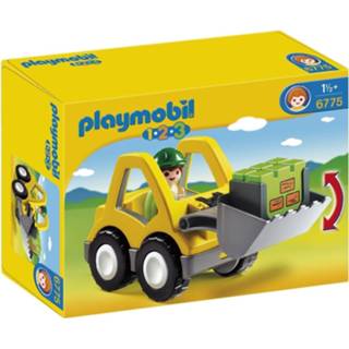 👉 Playmobil 6775 1.2.3 Graafmachine met werkman 4008789067753 2900015029011