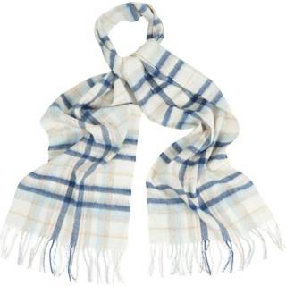 👉 Nederlands Penshaw check scarf neutral