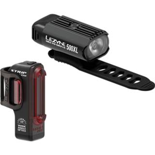 👉 Fietslamp One Size zwart Lezyne Hecto Drive 500XL / Strip Light Pair - Fietslampen (setjes) 4712806002244