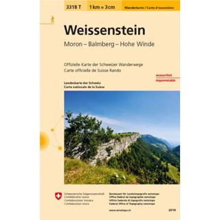 Wandelkaart Swisstopo - 3318 T Weissenstein Wandelkaarten Ausgabe 2014 9783302333182