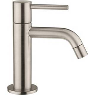 👉 Fonteinkraan RVS look koudwater zonder waste napoli standaard perlator Plieger 1/2 8711238393728