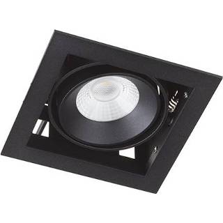 👉 Inbouwspot zwart Vierkant Mat 7Watt Led 7061283693771