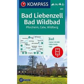 👉 KOMPASS Wanderkarte Bad Liebenzell, Wildbad 9783990444689
