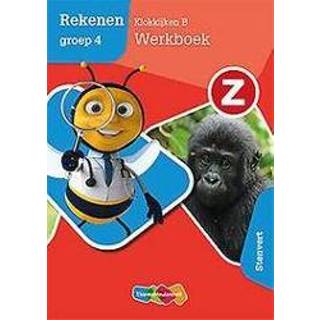 👉 Werkboek Z-Rekenen groep 4 Klokkijken B Stenvert. Paperback 9789006314748