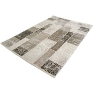 👉 Vloerkleed grijs acryl Vintage - Patchwork Therapy Grijs-200 x 290 cm 8681840934957