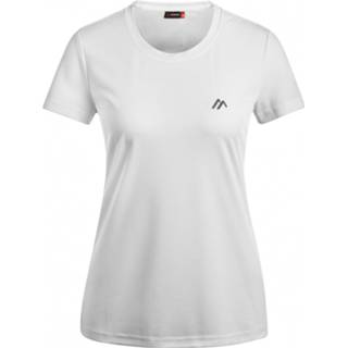 👉 Blauw 40 vrouwen zwart Maier Sports - Women's Waltraud Sport-T-shirt maat 40, blauw/zwart 4056286240643