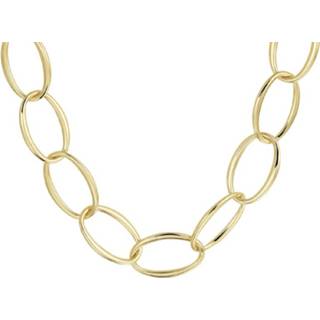 👉 Gouden Collier Draadschakel 18 mm 70 cm