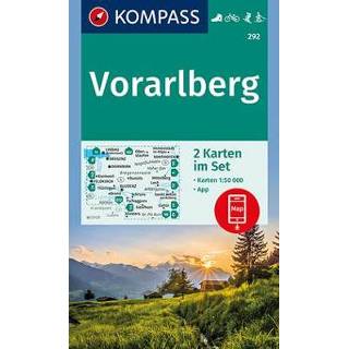 👉 KOMPASS Wanderkarte Vorarlberg 9783990444948