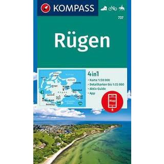 👉 KOMPASS Wanderkarte Rügen 9783990445518