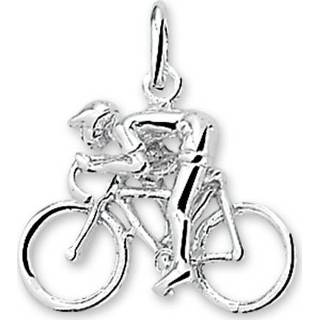 👉 Bedel zilver kind Wielrenner van Gepolijst 10.03227