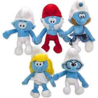 👉 Knuffel active kinderen multi pluche Smurf Smurfen pop 38 cm speelgoed