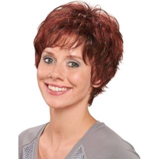 👉 Pruik roodbruine goudblond goudblonde bruin 'Karin' Lofty middenbruin/lichtroodbruine highlights 4250516935341 4250516935501 4250516935402 4250516935181 4250516935266