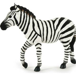 👉 Speelgoed figuur zebra|zebras| kinderen active multi kunststof plastic zebra 12 cm