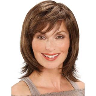 👉 Pruik toffeemix bruin roodbruine Kira Lofty platinablond/lichtblond gemengd 4250516956339 4250516956346 4250516958296 4250516956315 4250516956308