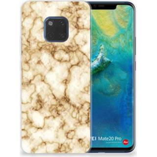 👉 Marmer goud Huawei Mate 20 Pro Uniek TPU Hoesje 8720091906570