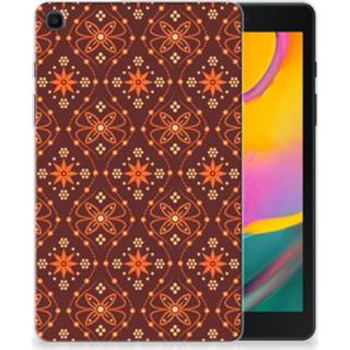 👉 Bruin Samsung Galaxy Tab A 8.0 (2019) Hippe Hoes Batik Brown 8720091926707