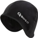 👉 XL zwart uniseks Gonso - Helmmütze Fietsmuts maat XL, 4041927911594