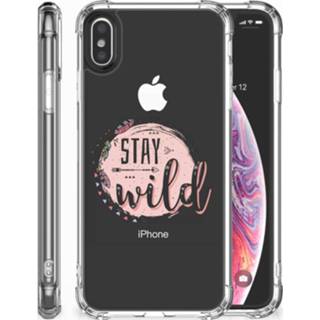 👉 Apple iPhone X | Xs Stevige Bumper Hoesje Boho Stay Wild