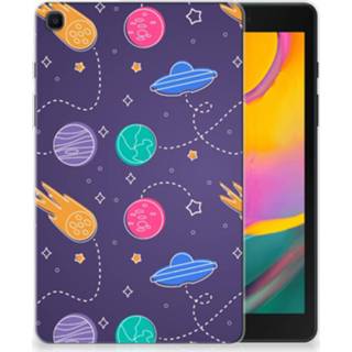 👉 Siliconen hoesje Samsung Galaxy Tab A 8.0 (2019) Leuke Hoes Space 8720091930865