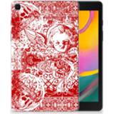 👉 Rood Tablet BackCover Samsung Galaxy Tab A 8.0 (2019) Angel Skull 8720091932616