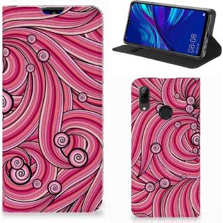 👉 Huawei P Smart (2019) Bookcase Swirl Pink