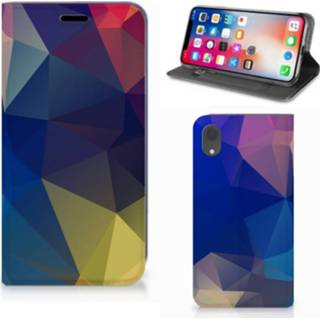 👉 Apple iPhone Xr Stand Case Polygon Dark