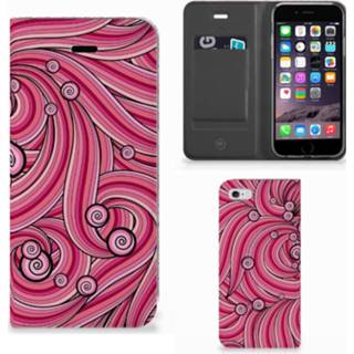 👉 Apple iPhone 6 | 6s Bookcase Swirl Pink