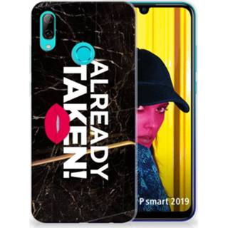 👉 Zwart Huawei P Smart 2019 TPU Hoesje Design Already Taken Black 8720091384835