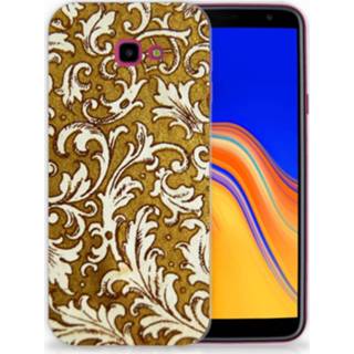👉 Goud Samsung Galaxy J4 Plus (2018) TPU Hoesje Design Barok 8720091401426