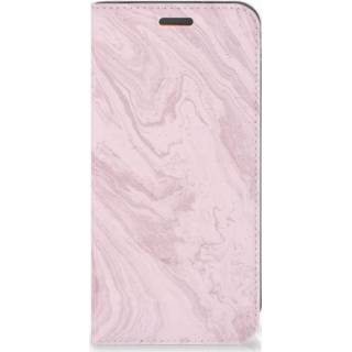 👉 Motorola Moto E5 Play Standcase Marble Pink - Origineel Cadeau Vriendin
