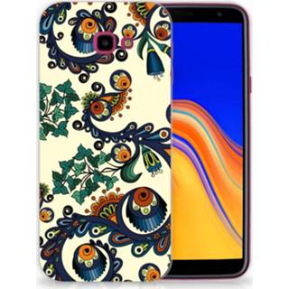 👉 Siliconen Hoesje Samsung Galaxy J4 Plus (2018) Barok Flower