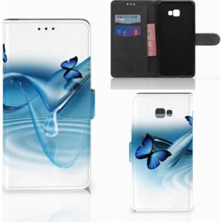 👉 Telefoon hoes Samsung Galaxy S7 Edge Telefoonhoesje met Pasjes Vlinders 8718894221853