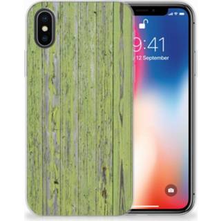 👉 Bumper hoesje XS x donkergroen Apple iPhone | Green Wood 8718894602744