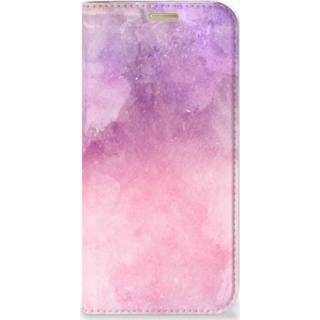 👉 Purper roze Bookcase Samsung Galaxy A5 2017 Pink Purple Paint 8718894607572