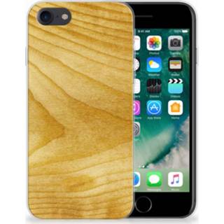 👉 Bumper hoesje hout Apple iPhone 7 | 8 Licht 8718894608418