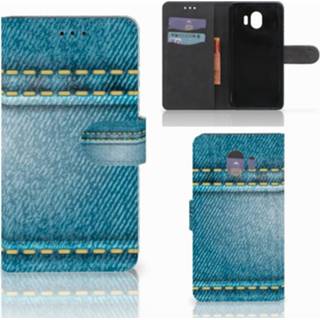 👉 Portemonnee Samsung Galaxy J4 2018 Wallet Case met Pasjes Jeans 8718894610107