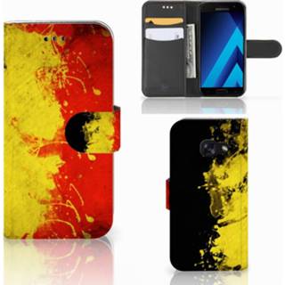 👉 Vlag Samsung Galaxy A3 2017 Bookstyle Case Belgische 8718894614686