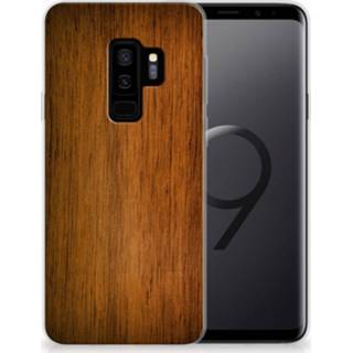 👉 Bumper hoesje hout Samsung Galaxy S9 Plus Donker 8718894624159